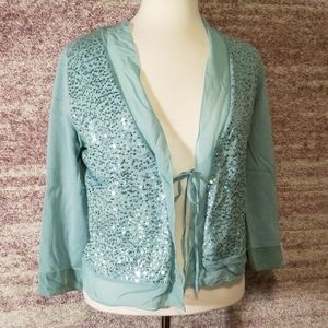 The Limited sequined cardigan and camisole